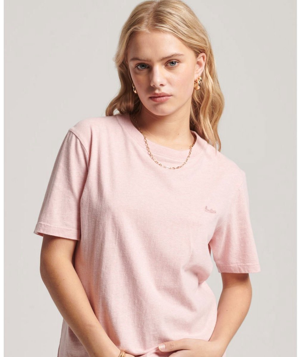 Superdry Vintage Logo Embroidered T-shirt Met Korte Mouwen 2XS Vrouw Roze
