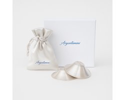 Argentumini M/L _EU product_tepelkapjes; Koruyucu gumu go us kapaklar; stribrna ochrana prsnich bradavek; silver nursing caps; Silberstillhütchen; paracapezzoli