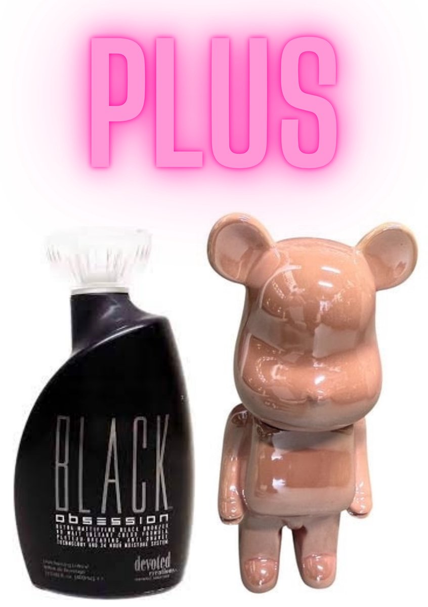 Devoted Creations Black Obsession 400 ml PLUS Beer Roze Groot 22 cm !