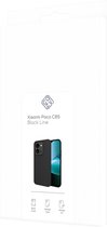 Cazy hoesje geschikt voor Xiaomi Poco C85 Hoesje Siliconen - Flexibele Case - Zwart