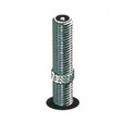 Schroefdraad ventiel voor fietsband, met metalen basis.