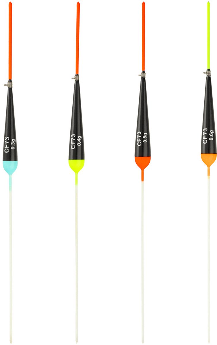Reniers Fishing Dobber RF73 – Gevoelige Balsa Dobber voor Levend Aas en Brasemvisserij - Maat : Geel 0.80g