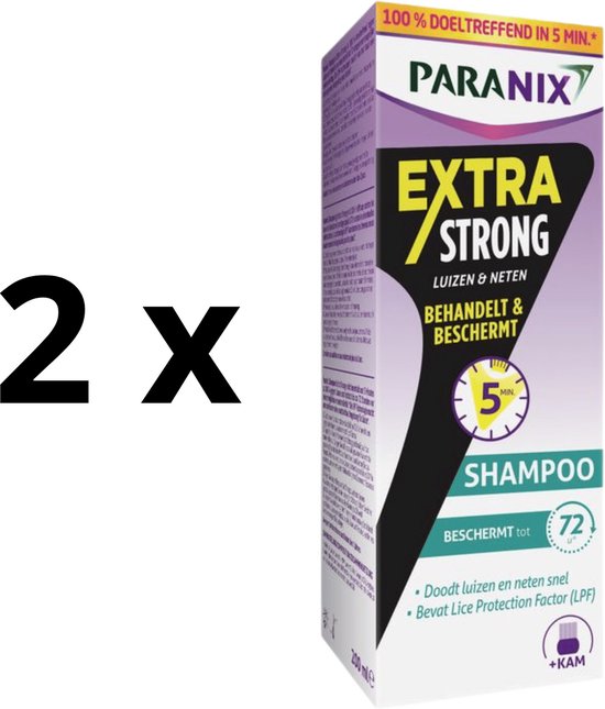 Paranix Extra Strong Luizenshampoo en Kam