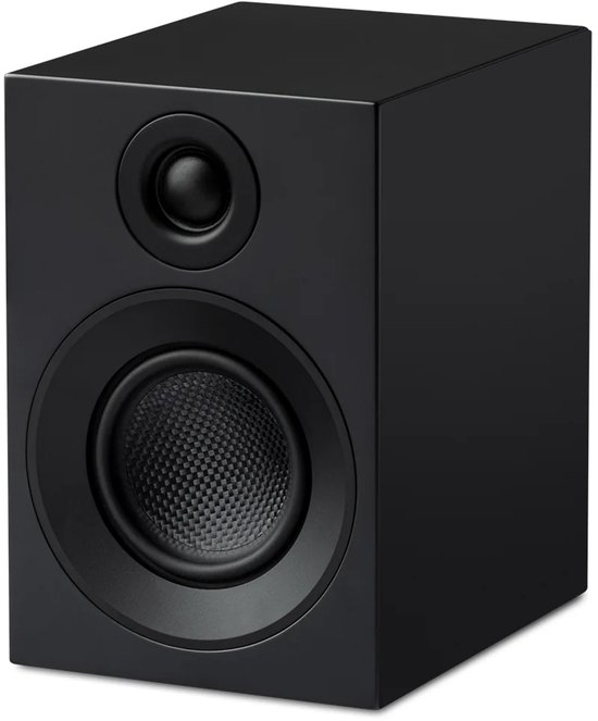 Pro-Ject Speaker Box 3E Carbon Boekenplank Speakers - High-End Geluid - Carbon Afwerking - 2-Weg - Satijn Zwart — afbeelding 2
