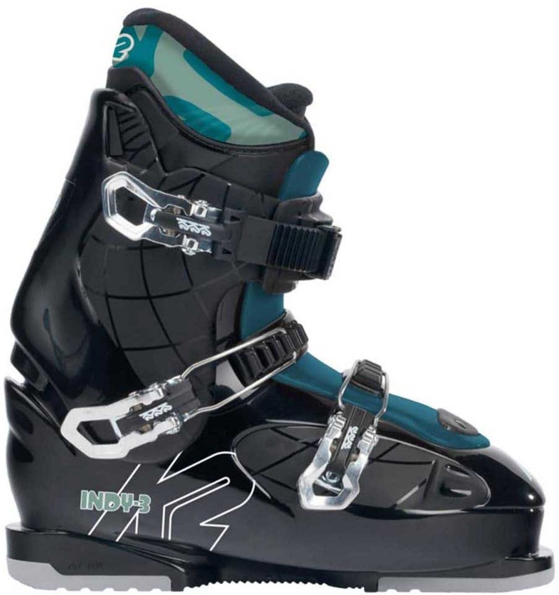 K2 Indy 3 Alpine Skischoenen 24.5 Kinderen Zwart