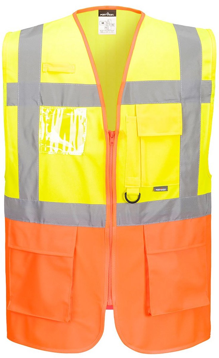 Portwest Praag Hi-Vis Executive Vest S376 - Geel - XS