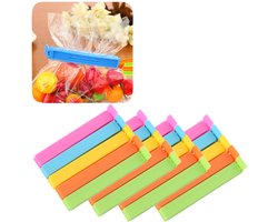 Vershoud klemmen plastic - zakafsluiters sluitclips - 20 stuks - vershoud knijpers plastic - sluitclips plastic - vershoud klemen - Snackclips - zak clips sluitklemmen - voedselclips afsluitclips - voedselclips - voedsel clips