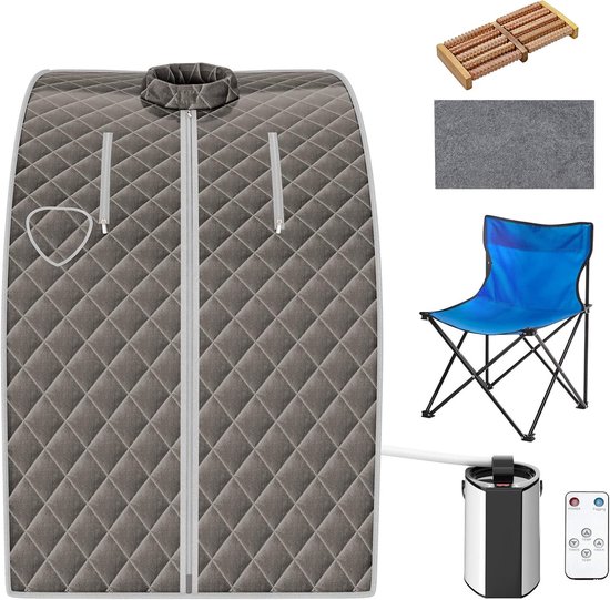 Costway 3L Mini Stoomsauna Zitsauna