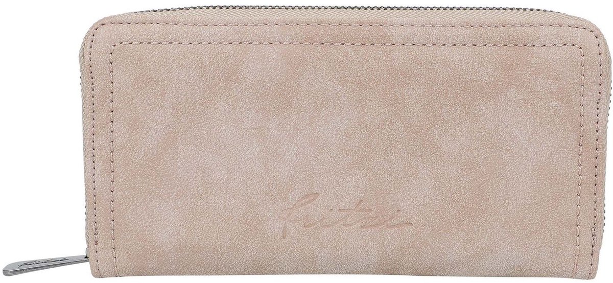 Fritzi aus Preußen portemonnee Nicky Vintage Wallet Taupy Taupe