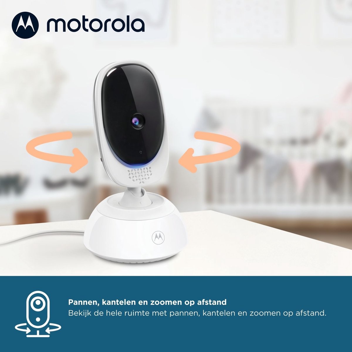 Motorola VM75 Babyfoon met Camera - Infrarood Nachtvisie - afbeelding 3