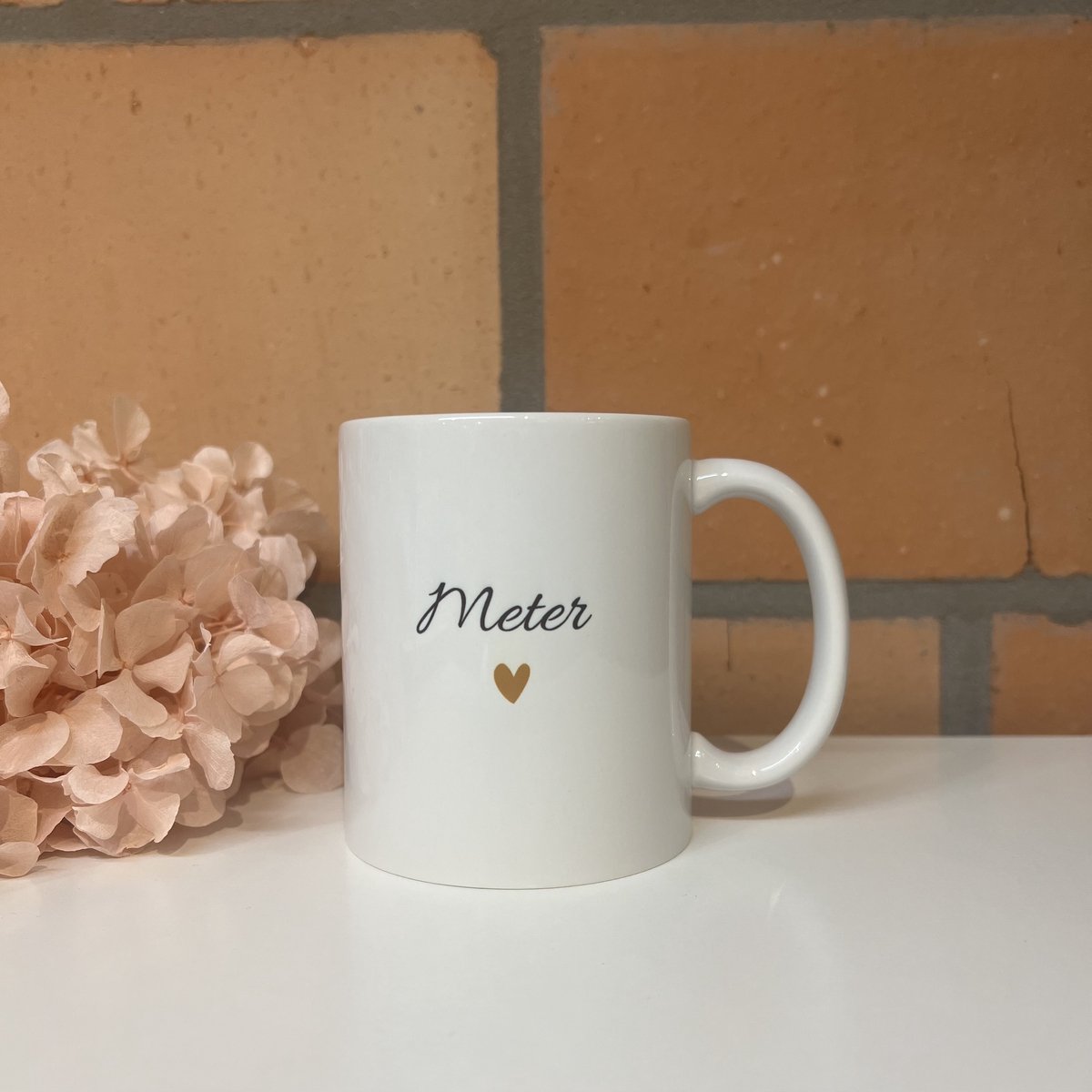 Mok liefste METER | METER | liefste meter | meter vragen | meter worden | peettante vragen | peettante worden | cadeau | geschenkdoos | giftbox