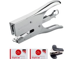 Easy4Office Niettang 24/6 + 2 doosjes nieten + ontnieter zwart