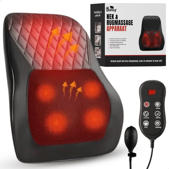 Boncy Massage Apparaat - Nekmassage & Rugmassage Kussen - - Boncy® - €59,95