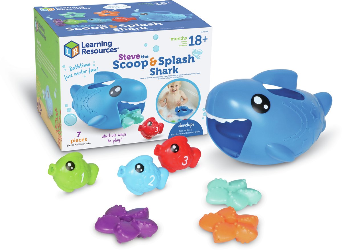 Learning Resources steve the scoop & splash shark™ - 3+