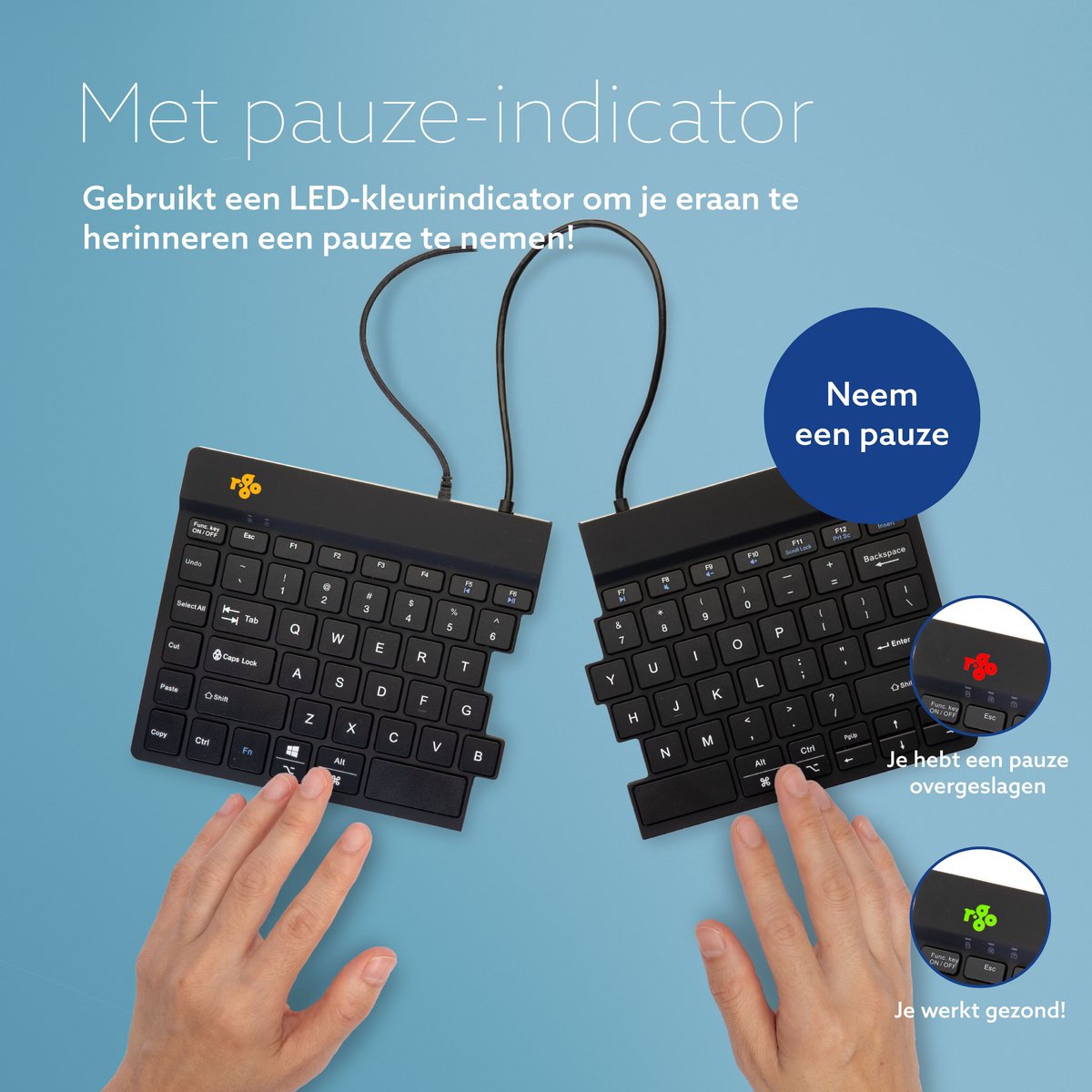 R-Go Split - Ergonomisch Toetsenbord thumbnail 4