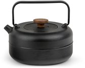 Théière Bredemeijer - Henan en fonte, 0 litre , noire, avec filtre