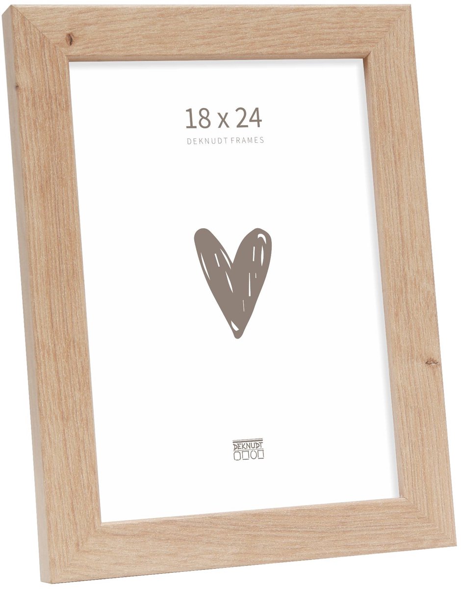 Deknudt Frames fotolijst - S45SH1 - naturel hout - fotomaat: 18x24 cm