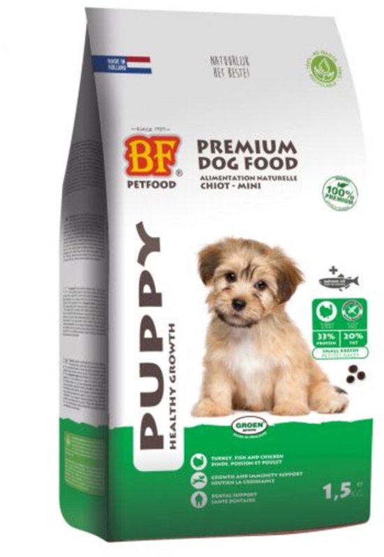 BF Petfood Small Breed Puppy - 4 x 1,5 kg - Voordeelverpakking