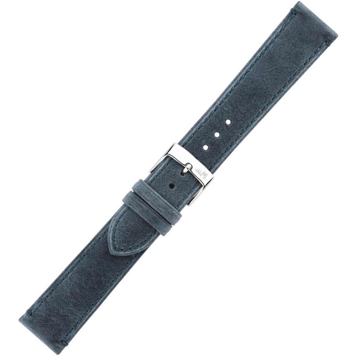 Morellato Horlogeband Leer Blauw 20mm - A01X6022E23064CR20