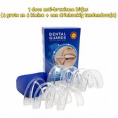 1 boîte - Morsures anti-grincement - 4 grandes et 4 petites + 1 boîte à dents triangulaires - couleur de l'image