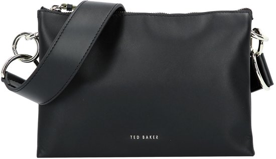 Cuir bandoulière en cuir Ted Baker Darceyy 24 cm - Femme - noir de jais