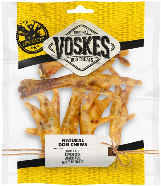 Voskes Kippenpoten - 12 x 100 gr - Voordeelverpakking