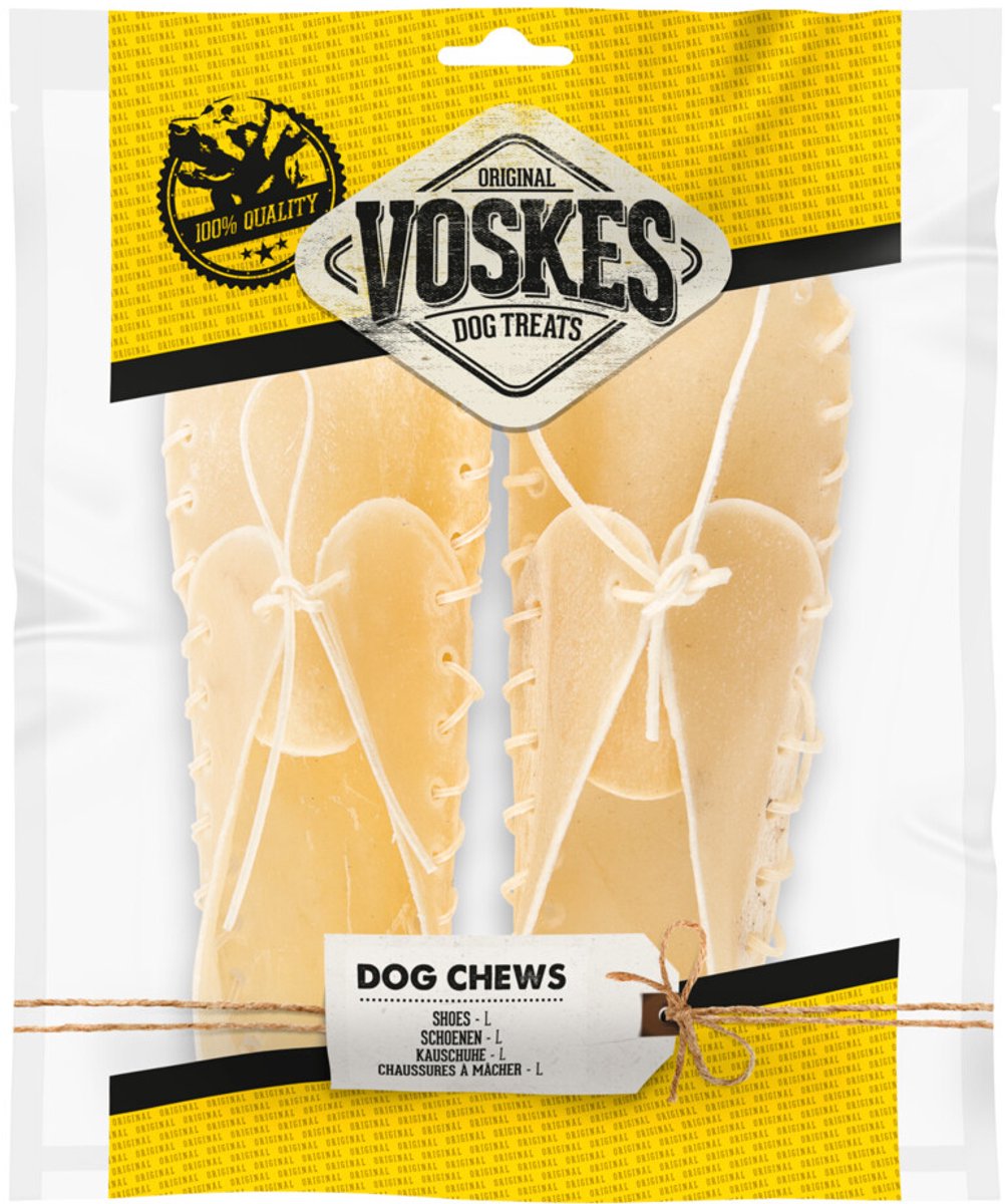 Voskes Hondensnacks Schoenen L - 10 x 2 stuks - Voordeelverpakking