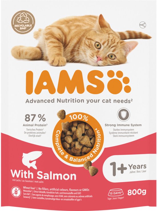 IAMS Kat Adult Zalm - 800 gr