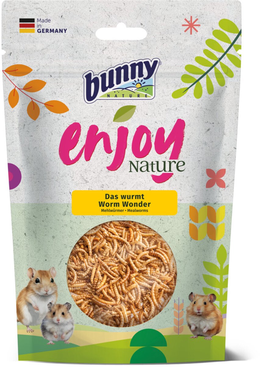 Bunny Nature Enjoy Nature Worm Wonder - 7 x 60 gr - Voordeelverpakking