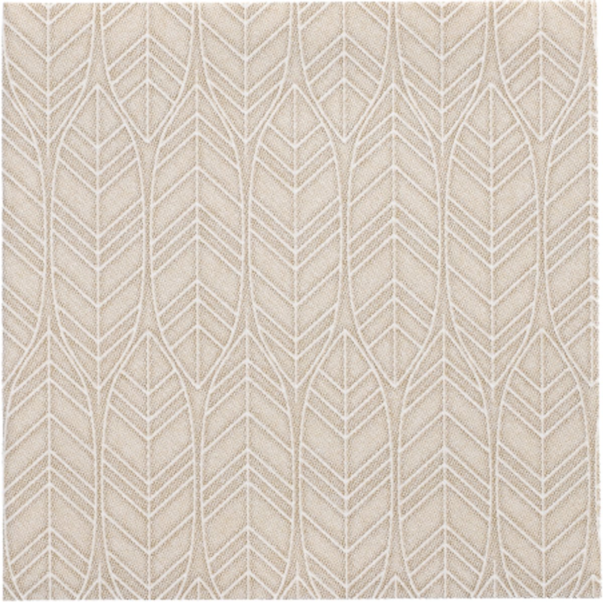 50 Servetten ROYAL Collection 1/4 vouw 40 cm x 40 cm zand Leaves