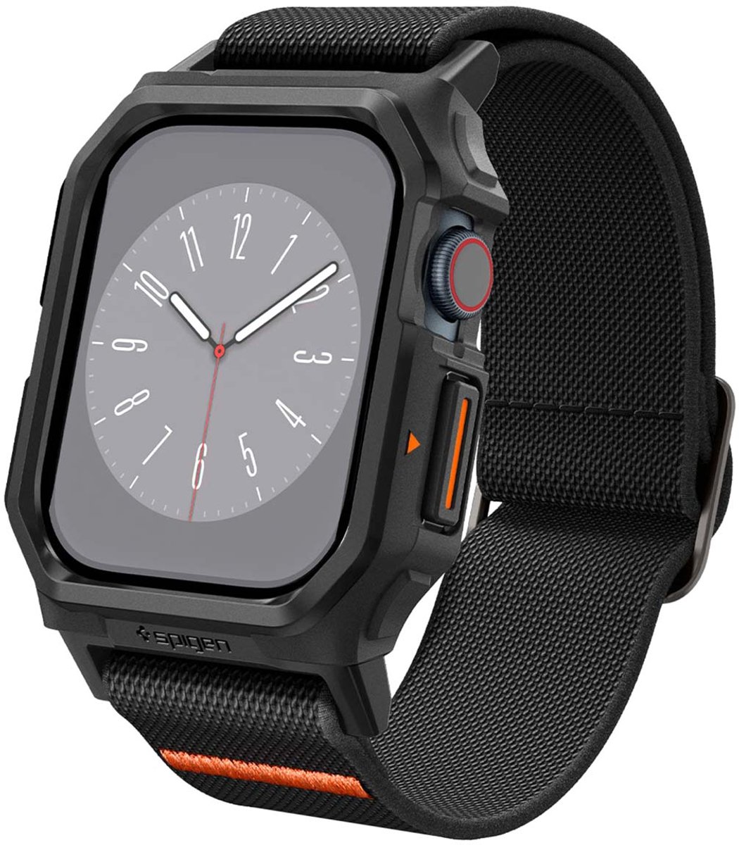 Spigen Lite Fit Pro™ Case + Band voor de Apple Watch Series 10 / 11 - 42 mm - Matte Black