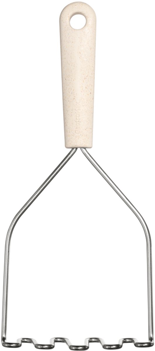 GastroMax Aardappelstamper BIO, 280 mm, roestvrij staal/crème