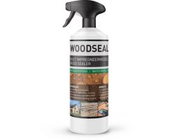 Woodseal Pro Impregneerspray 1L (6-8m²) - Hout impregneermiddel voor buiten - Waterafstotende spray - Hout waterdicht maken - Nano Coating voor buitenhout - Duurzaam impregneren - 15jaar bescherming