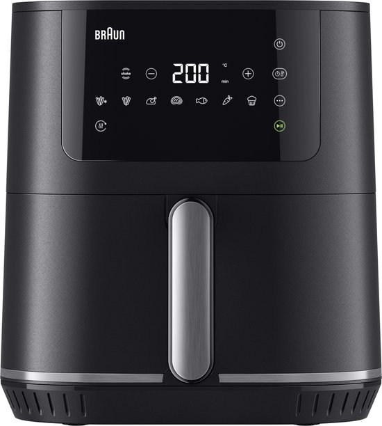 Braun MultiFry 5 Airfryer 6L Zwart 1700W - Braun - €109,00