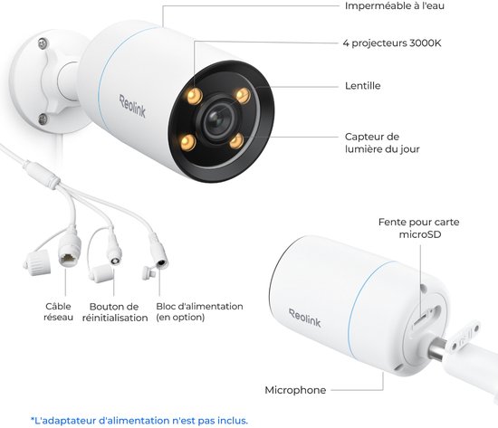 Reolink ColorX 4K 8MP PoE IP-camera met echt full-color nachtzicht van Reolink — afbeelding 5