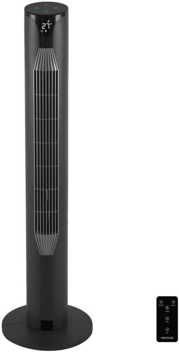 MMM® Ventilator Toren - Ventilator Staand - Ventilatoren - met Afstandsbediening - 3 Snelheden, 3 Standen, 80º Oscillatie en Timer 12 uur