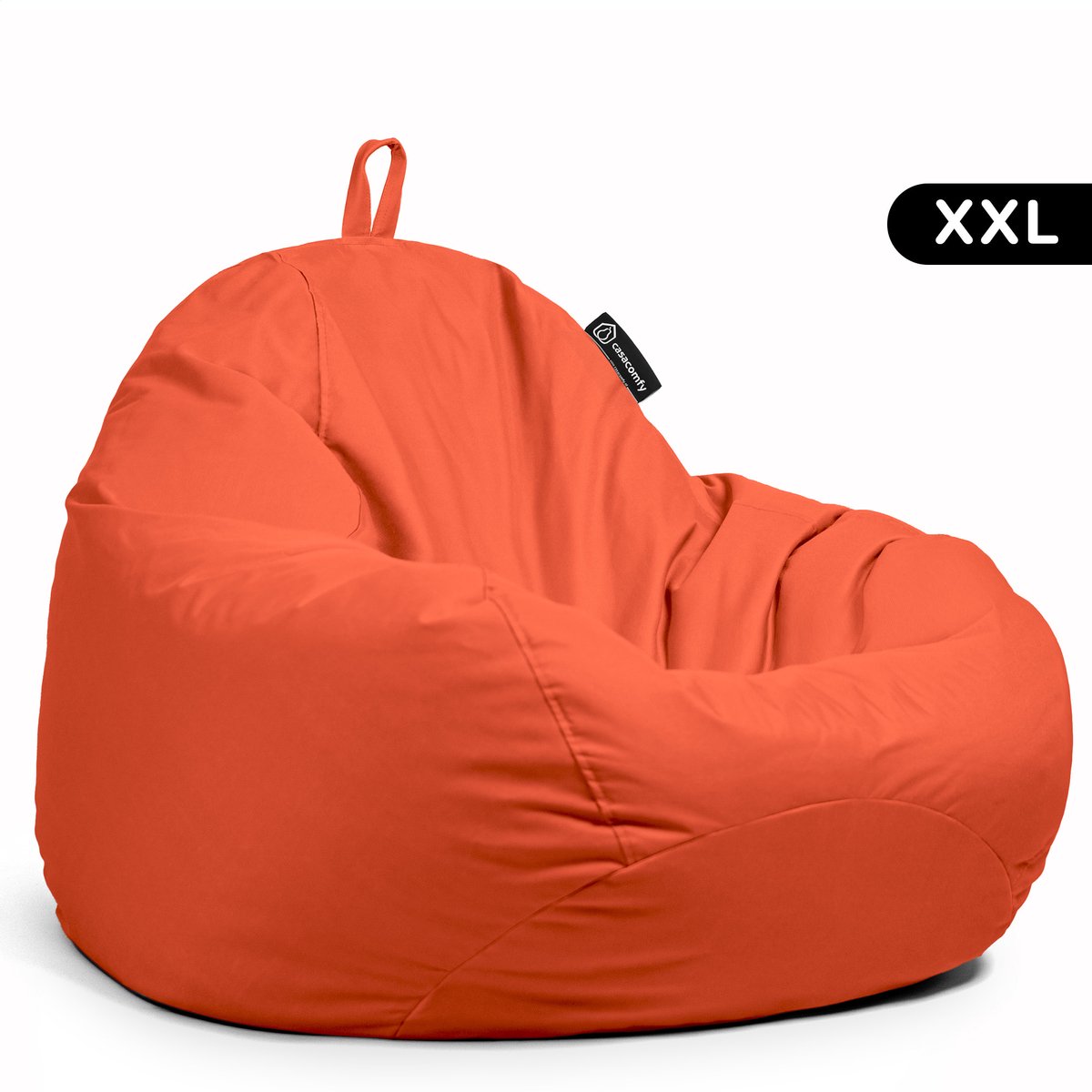 Casacomfy Pear XXL - Complete Grote Zitzak Volwassenen - Binnen & Buiten - Waterafstotend - Oranje