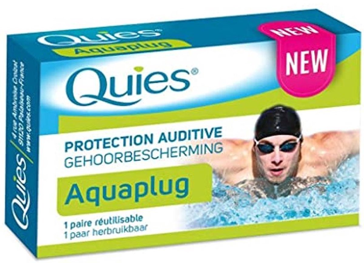 Quies Protection Auditive Herbruikbaar Aquaplug Gehoorbeschermers - 1 Paar