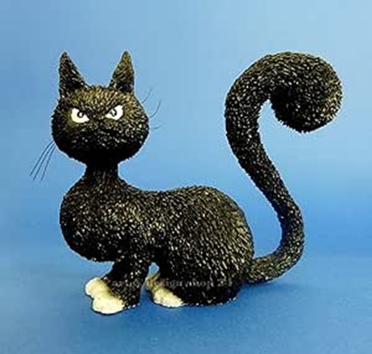 Parastone Katten beeldje - Dub 65 - La Belle - Hoogte 10 cm - Dubout cats Zwart