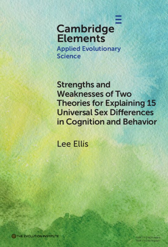 Elements in Applied Evolutionary Science- Strengths and Weak ... - cover