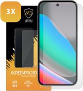 3-Pack MobyDefend Screenprotectors - Geschikt voor Google Pixel 10 - Case-Friendly Screensavers - Gehard Glas