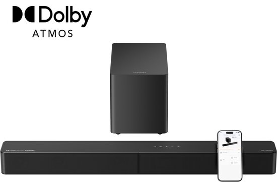 ULTIMEA Poseidon M60 Soundbar 5.1 Dolby Atmos Zwart - ULTIMEA - €169,99