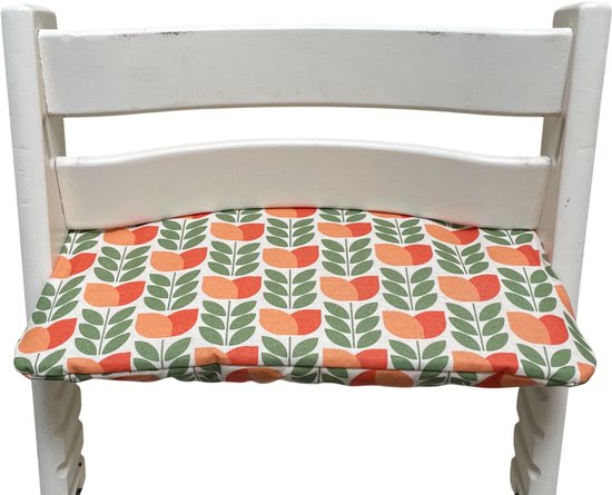 Terra dots gecoat zitkussen voor stokke tripp trapp stoel - Lief leuk & Hip