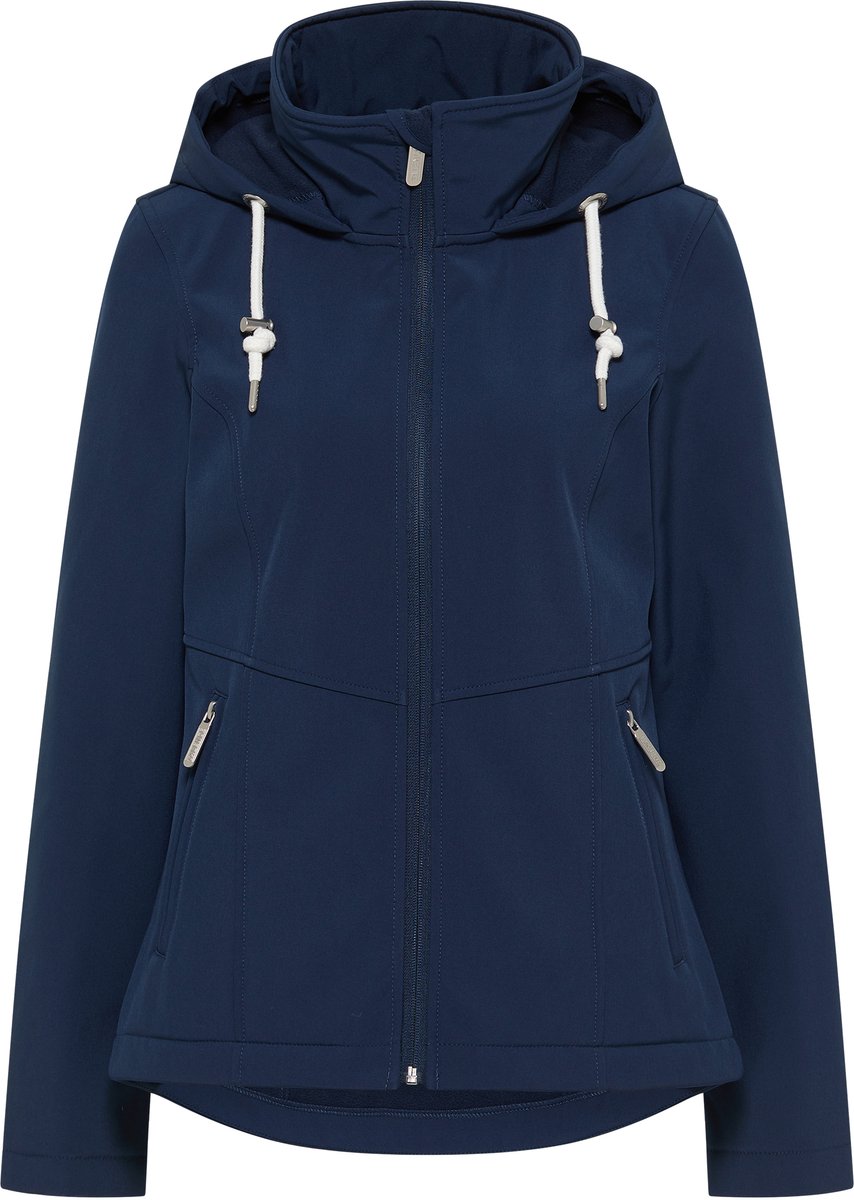 talence softshell jas Blauw