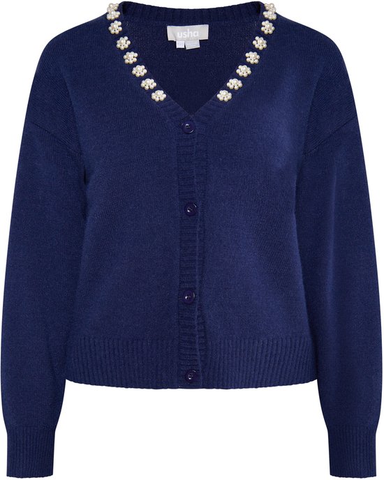 usha vest met parels