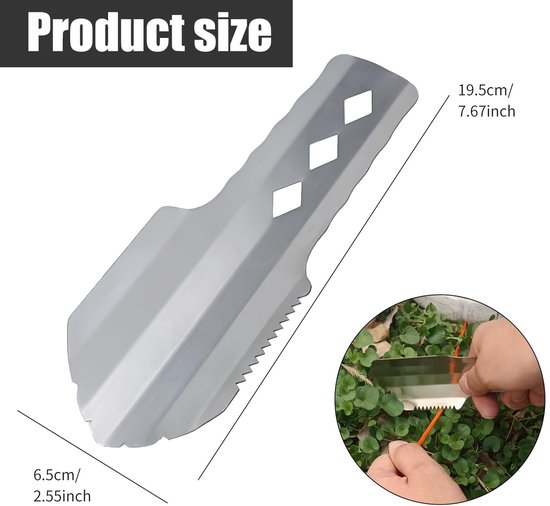 Ultralichte aluminium rugzakschep - Compact, draagbaar en multifunctioneel gereedschap met verlengde handgreep voor wandelen, kamperen en survivalkits (zilver) van The Friendly Swede. — afbeelding 2