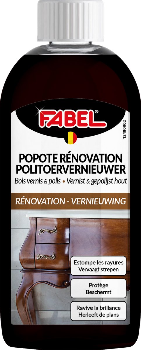Fabel Politoervernieuwer - Vernieuwt en geeft glans aan meubels - 200 ml