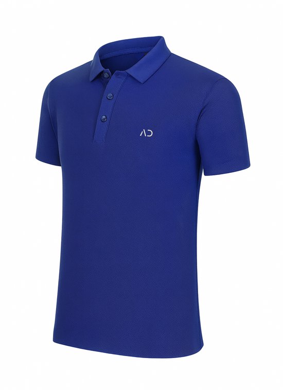ASTRADAVI Herenmode - Klassiek Poloshirt - Comfortabele pasvorm voor werk of vrije tijd - Koningsblauw / X-Large