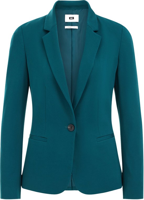 WE Fashion Dames getailleerde jersey stretch blazer