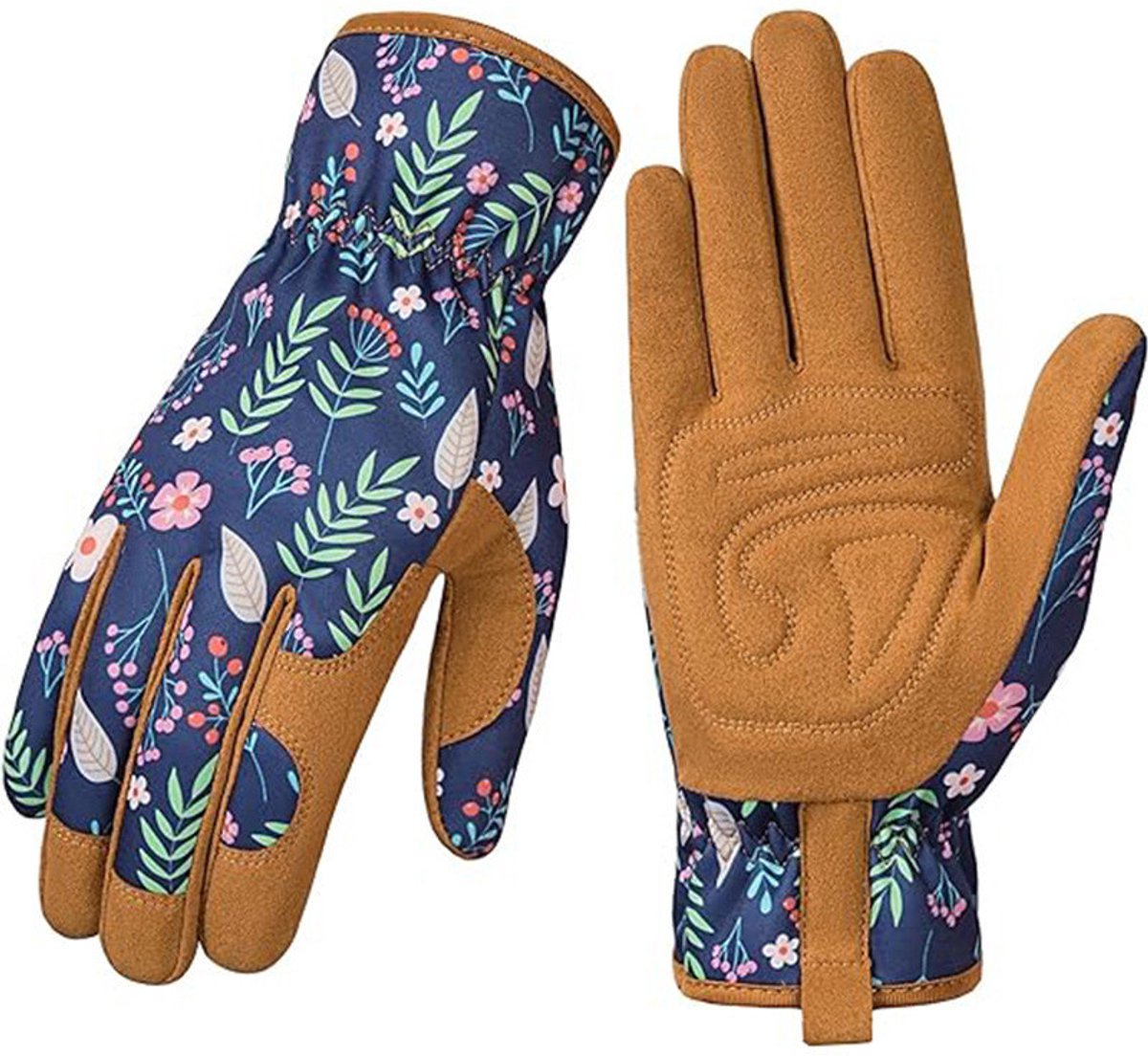 Leren tuinhandschoenen voor dames - Werkhandschoenen voor wieden, graven, planten, harken en snoeien